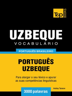 cover image of Vocabulário Português Brasileiro-Uzbeque